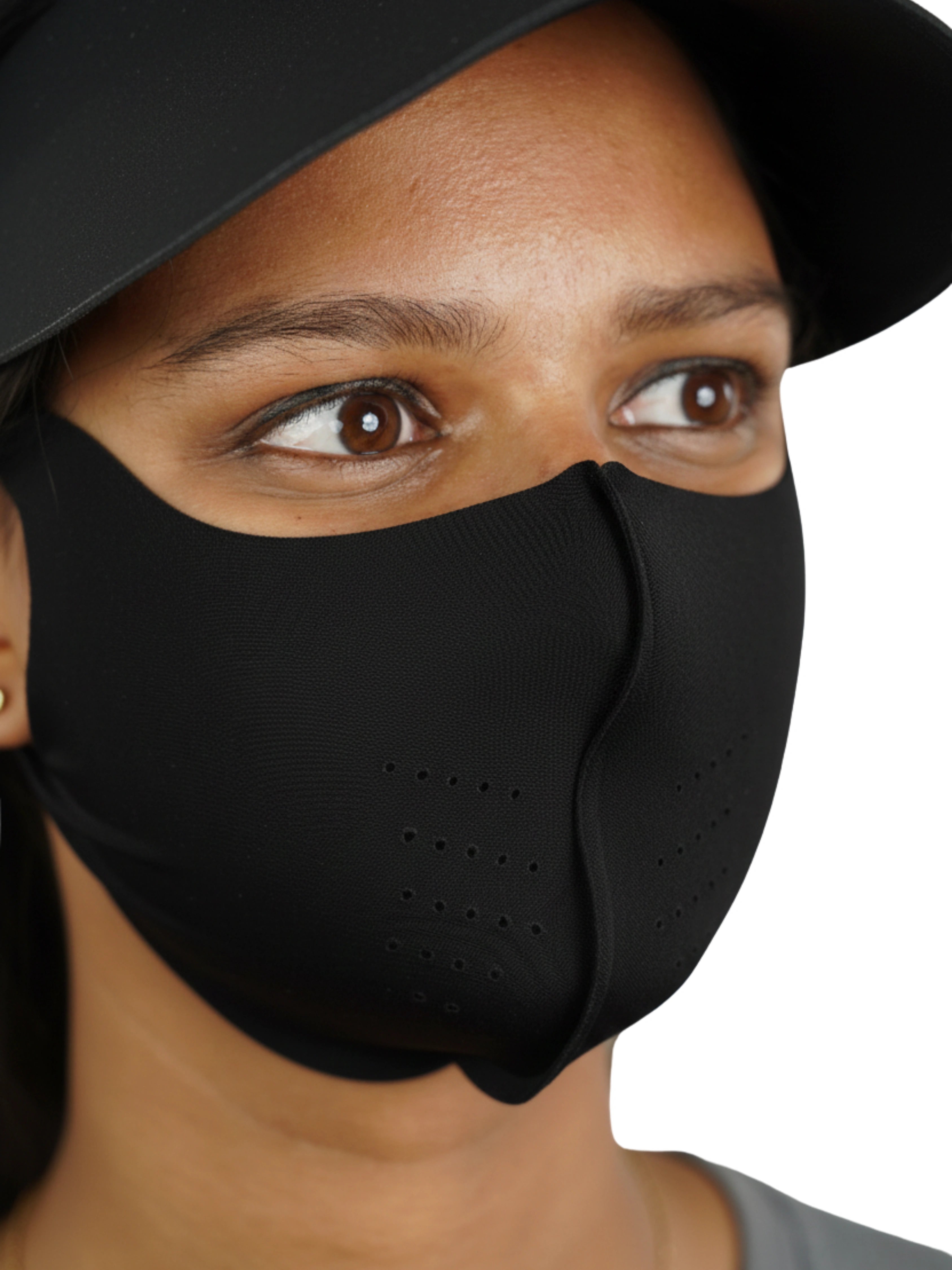 DITACHABLE Sunscreen visor & FACE mask