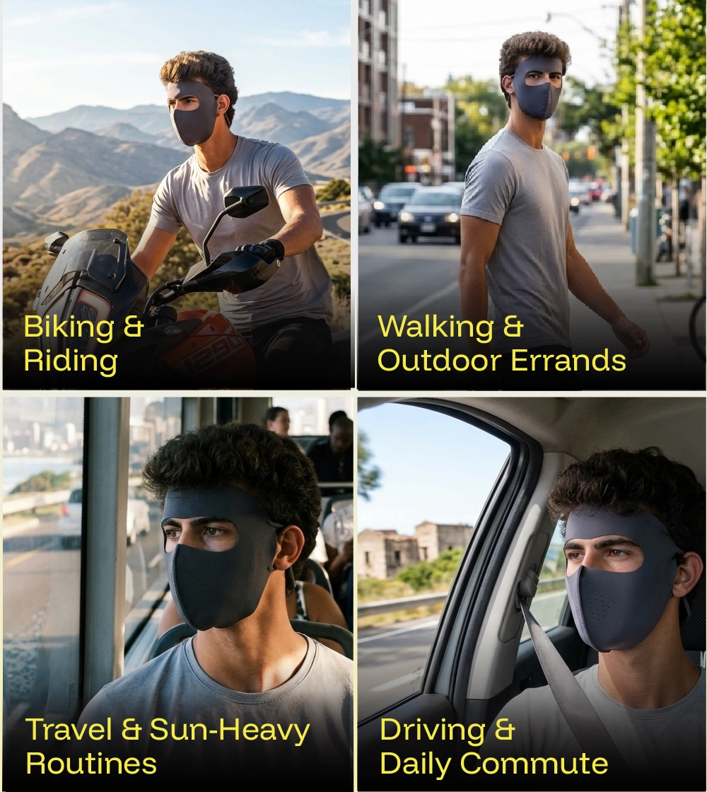 Bluetyga Sunscreen Face Guard