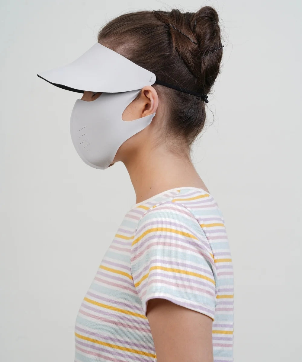 DITACHABLE Sunscreen visor & FACE mask