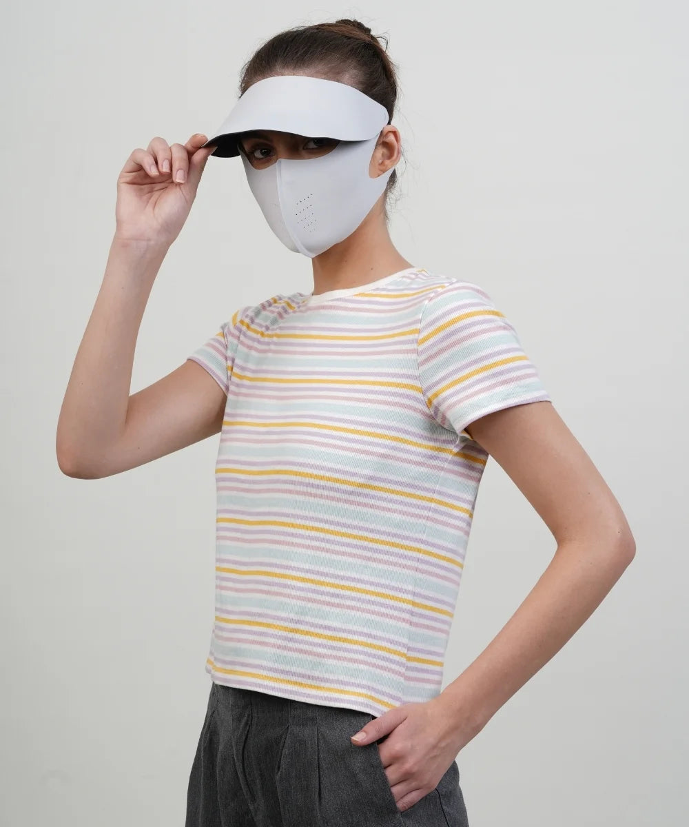 DITACHABLE Sunscreen visor & FACE mask