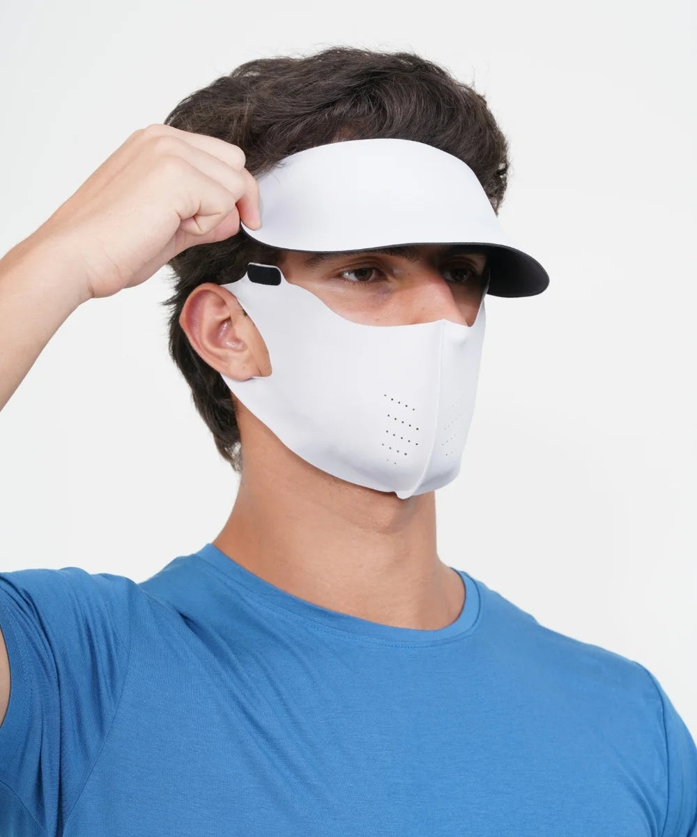 DITACHABLE Sunscreen visor & FACE mask