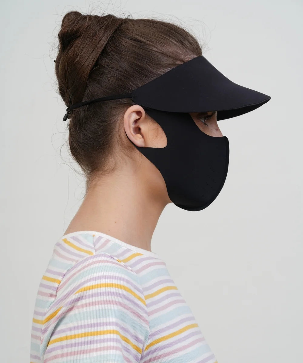 DITACHABLE Sunscreen visor & FACE mask