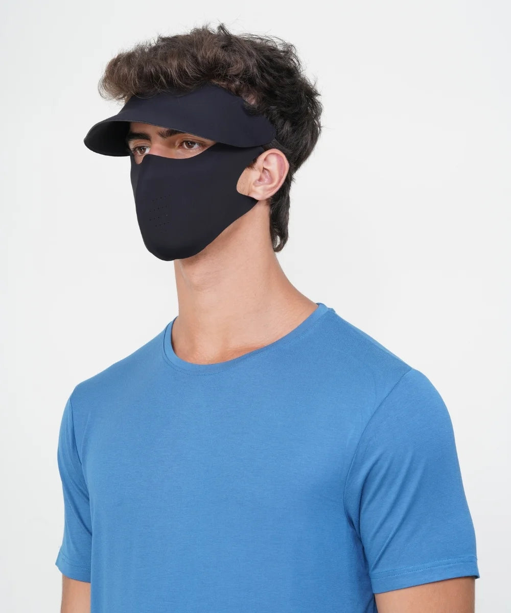 DITACHABLE Sunscreen visor & FACE mask