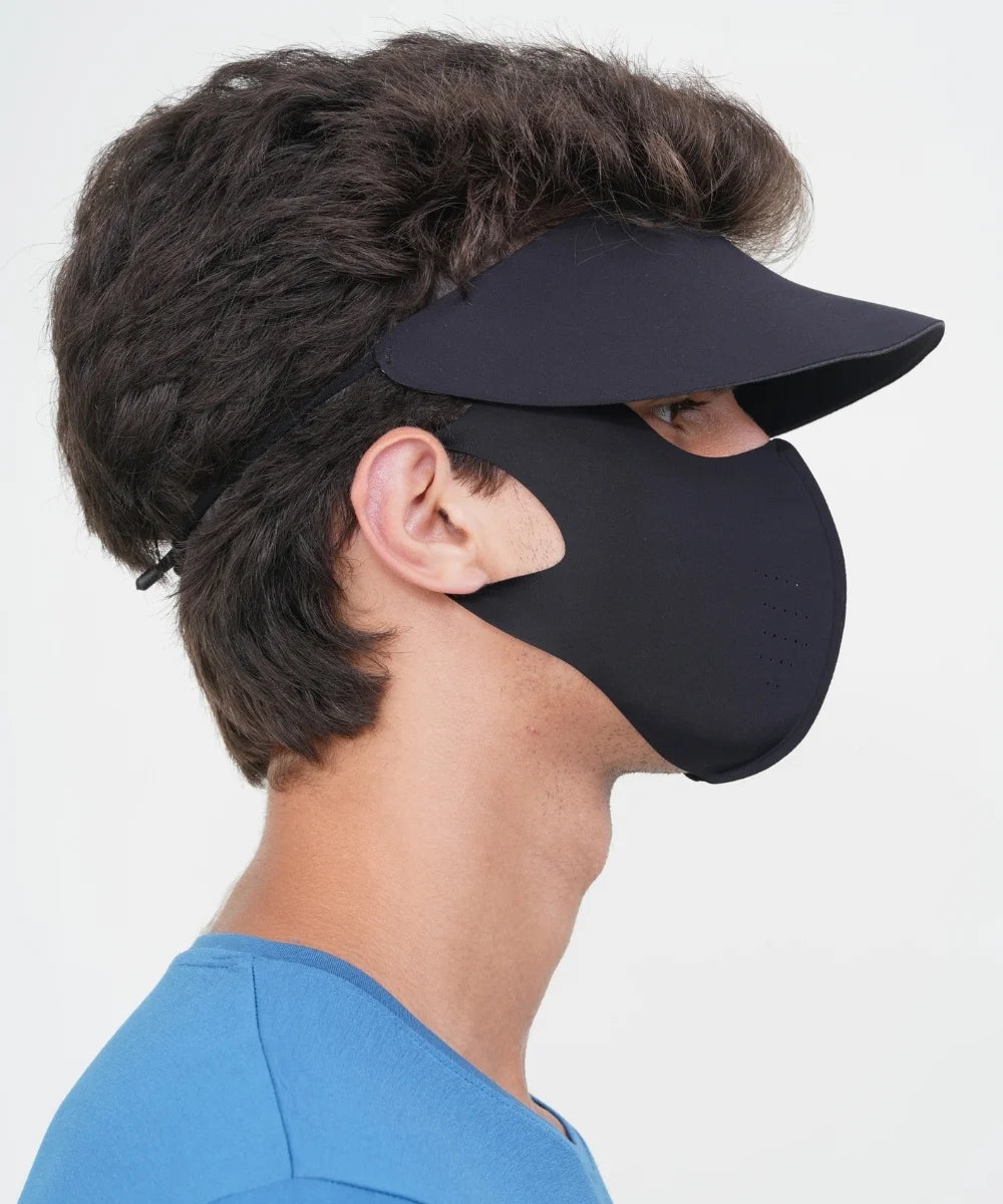 DITACHABLE Sunscreen visor & FACE mask