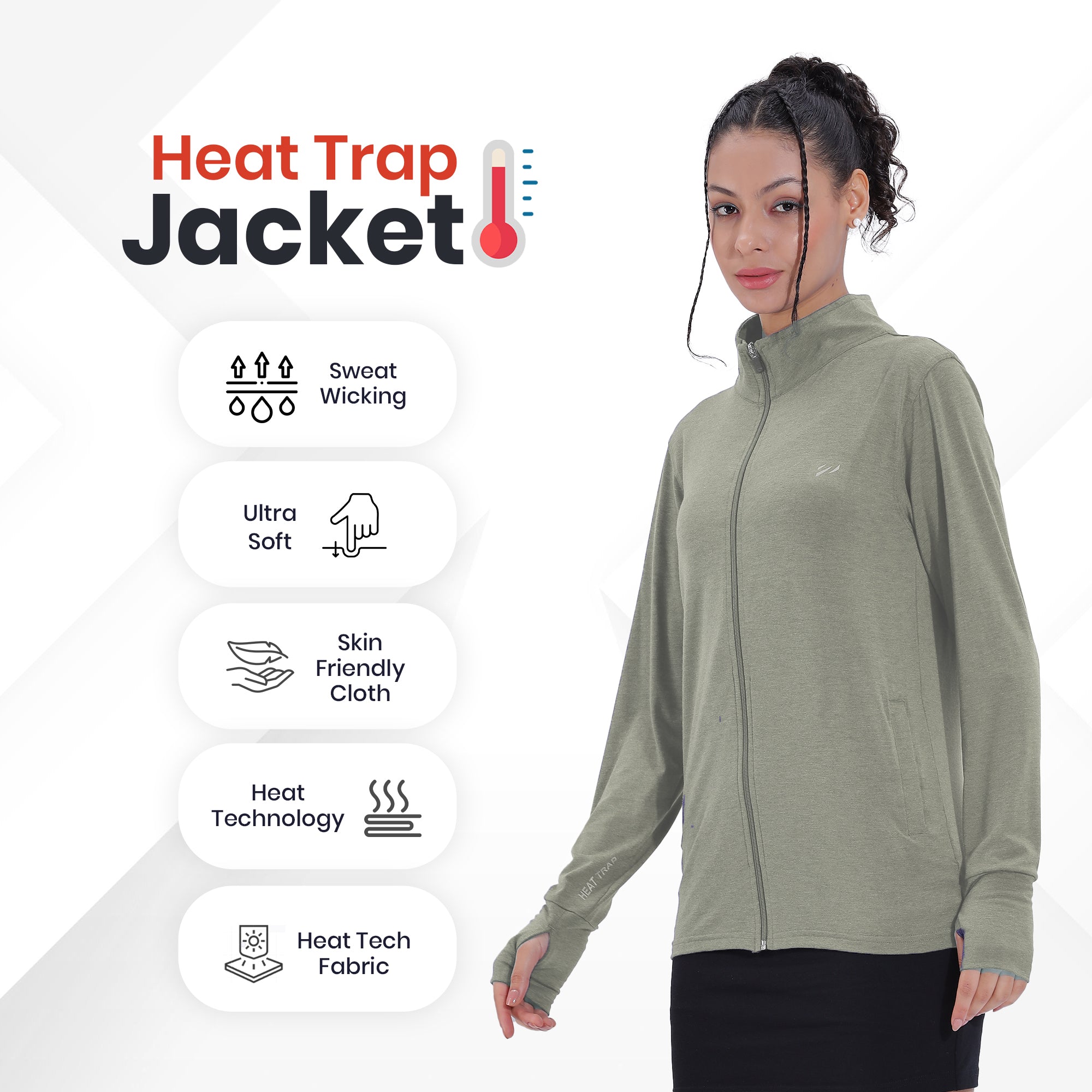 Womens Anti AC Thermal Jacket