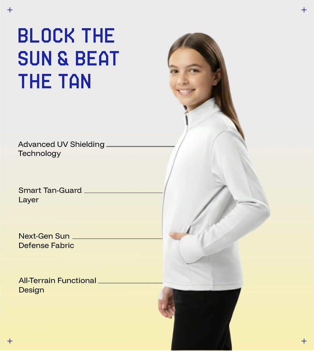 Girls Sunscreen Jacket