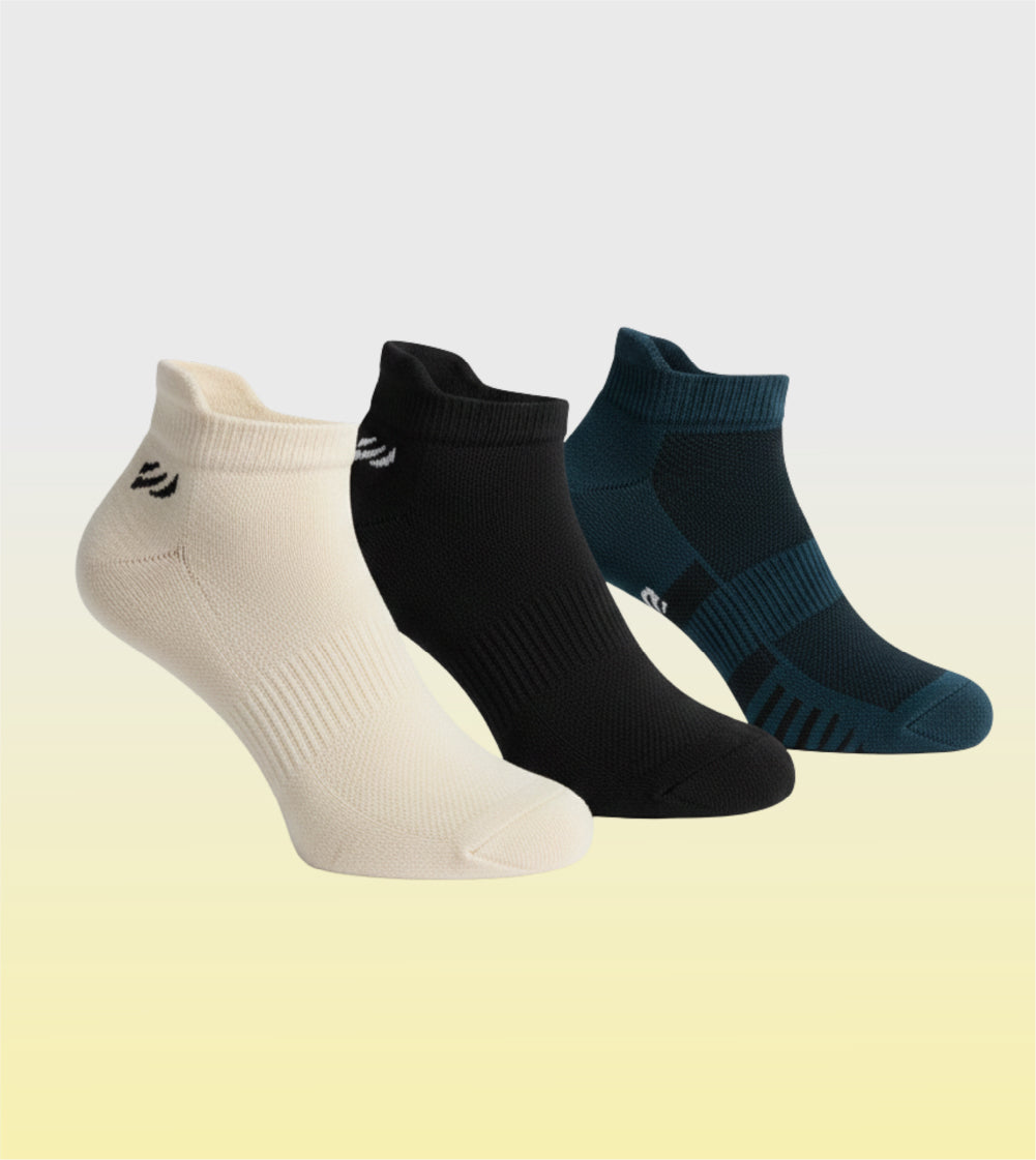 Striped Bamboo Ankle Socks