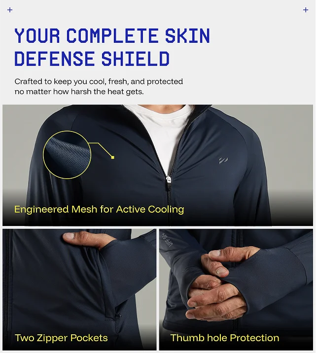 Sunscreen Jacket Ice