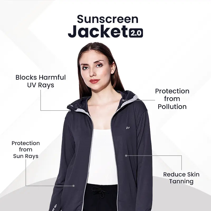 Women's Sunscreen Jacket 2.0 - Advanced Protection from Sun & Pollution