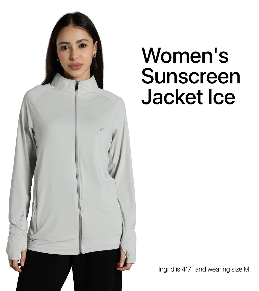 Womens Sunscreen Jacket Ice