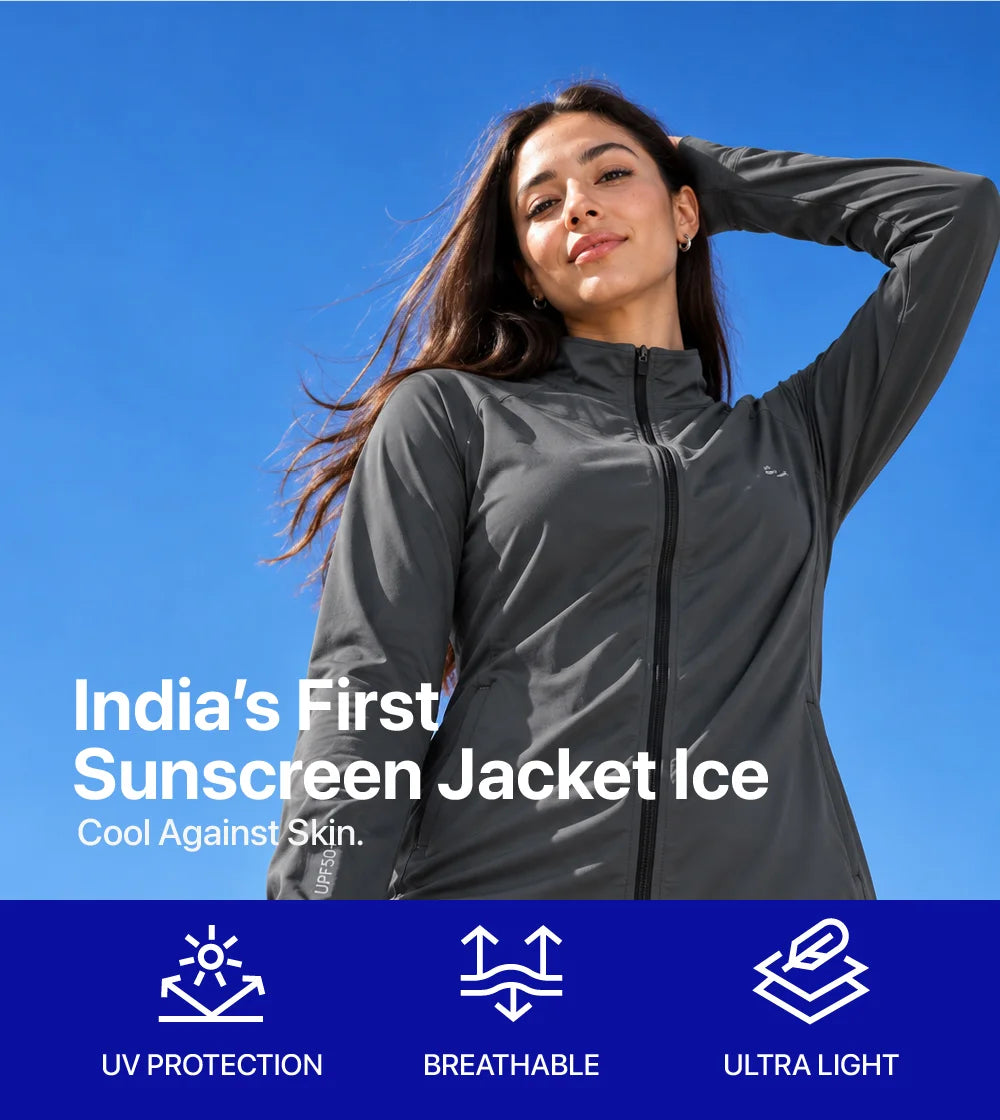 Womens Sunscreen Jacket Ice