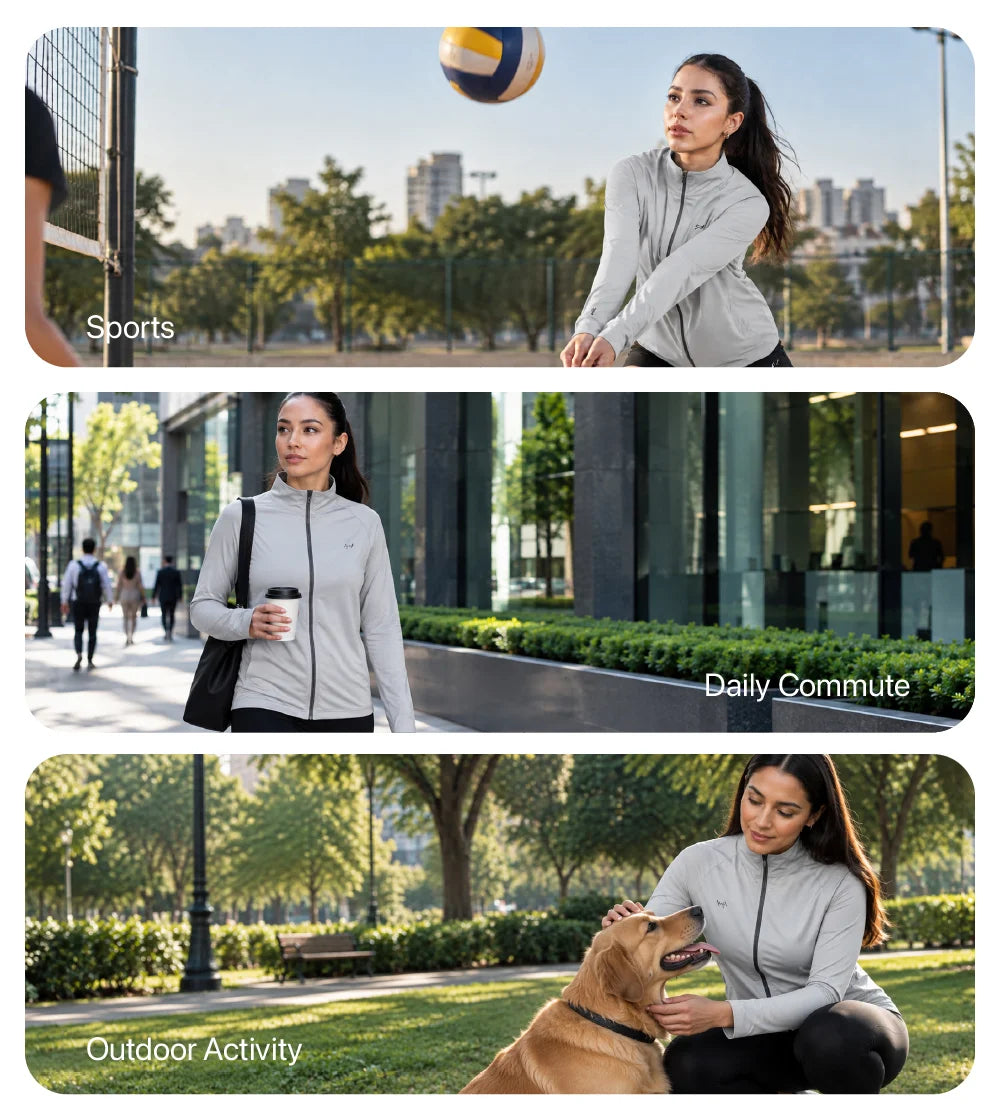 Womens Sunscreen Jacket Ice