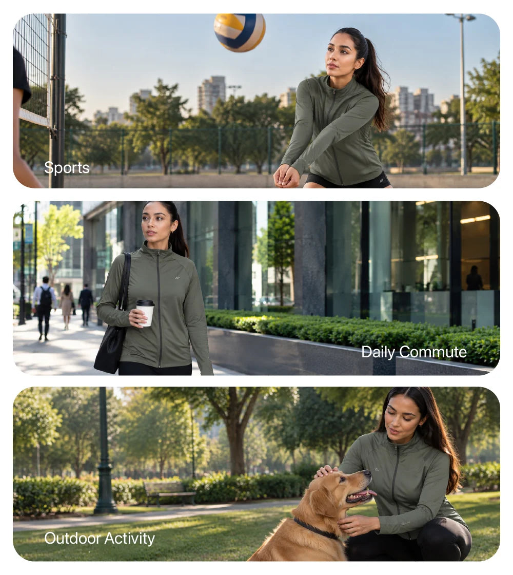 Womens Sunscreen Jacket Ice