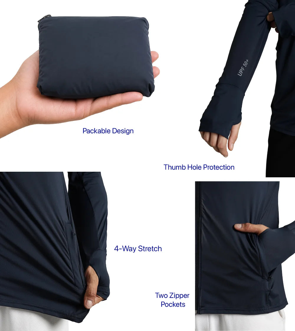 Womens Sunscreen Jacket Ice
