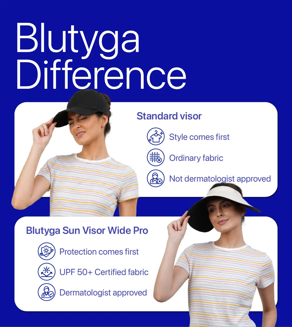 Women Sunscreen Wide Visor Pro