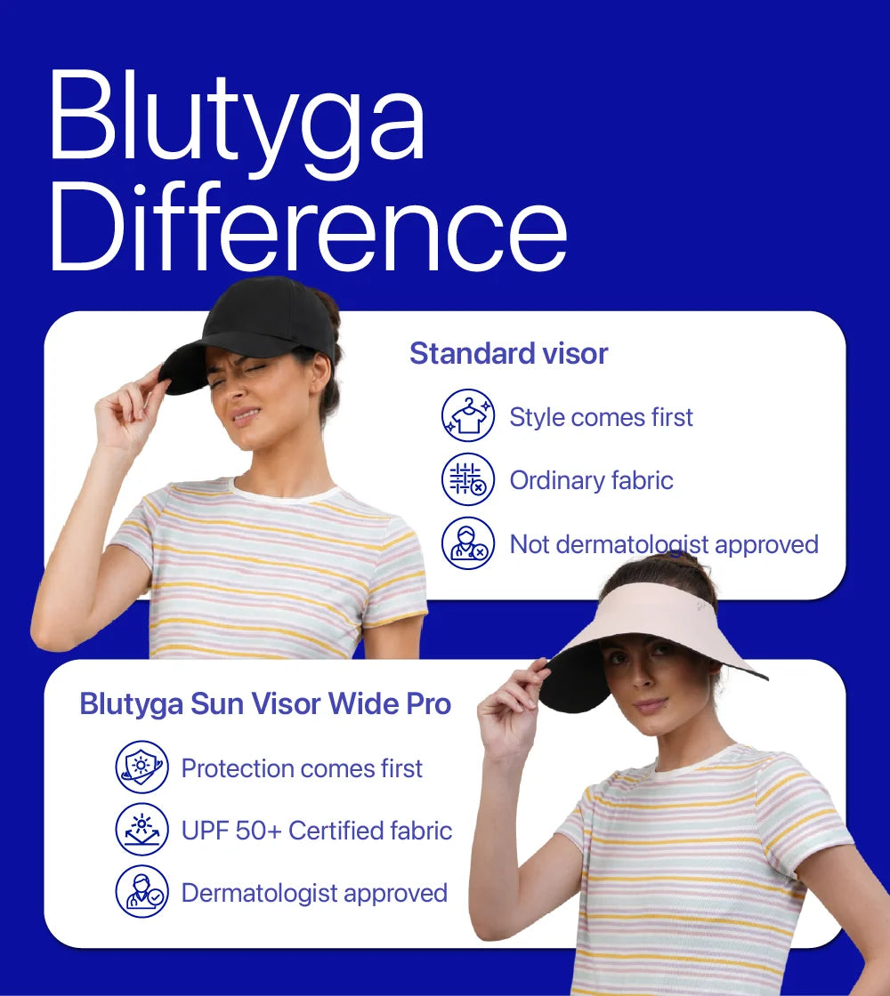 Women Sunscreen Wide Visor Pro