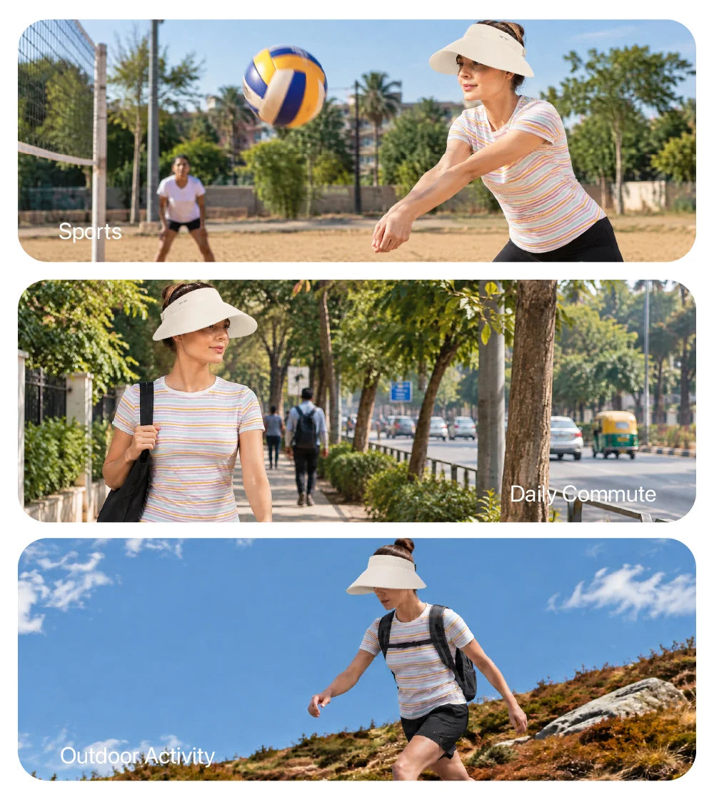 Women Sunscreen Wide Visor Pro