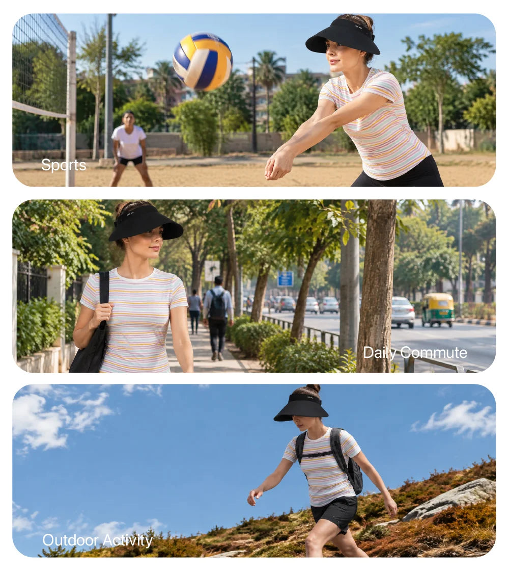 Women Sunscreen Wide Visor Pro