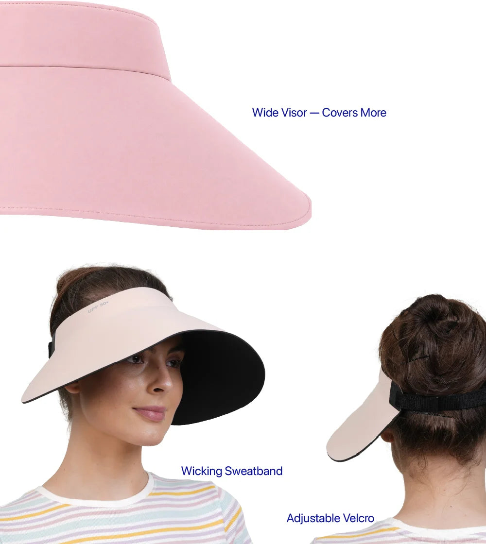 Women Sunscreen Wide Visor Pro