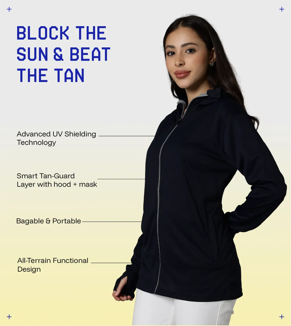 Women's Sunscreen Jacket 2.0 - Advanced Protection from Sun & Pollution