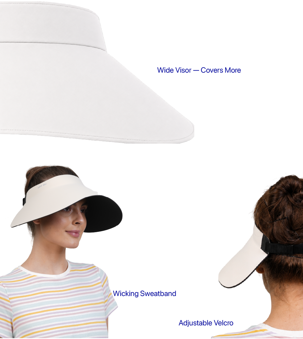 Women Sunscreen Wide Visor Pro