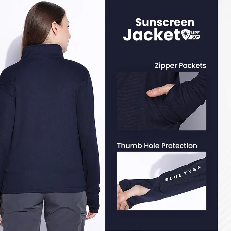 Women Sunscreen Jacket - the Ultimate Sun Protection Wear