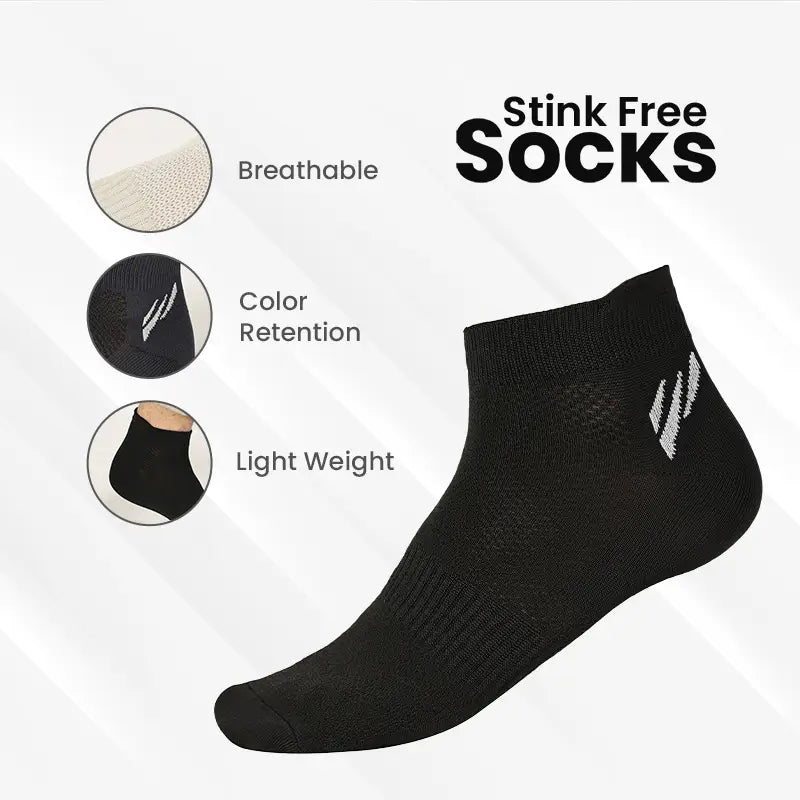 Stink Free Socks - Pack of 3