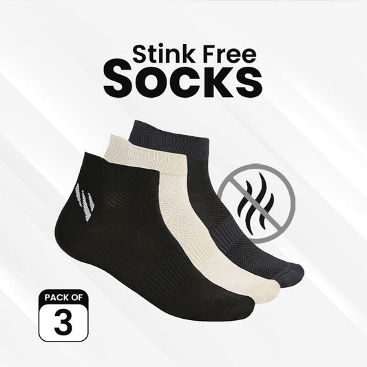 Stink Free Socks - Pack of 3