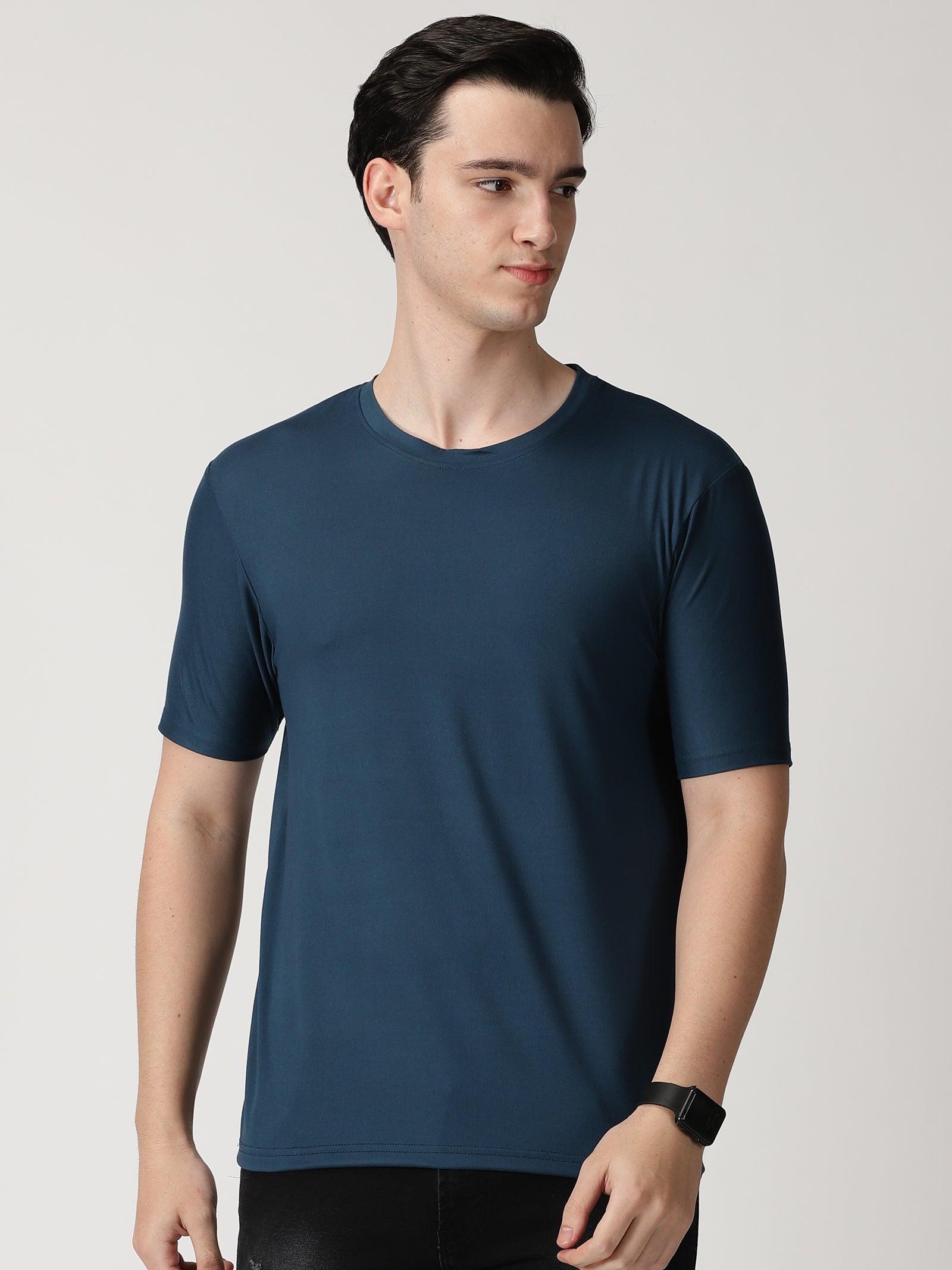 Travel Tee™ | The 360* Comfort Wear For Travelling - Blue Tyga