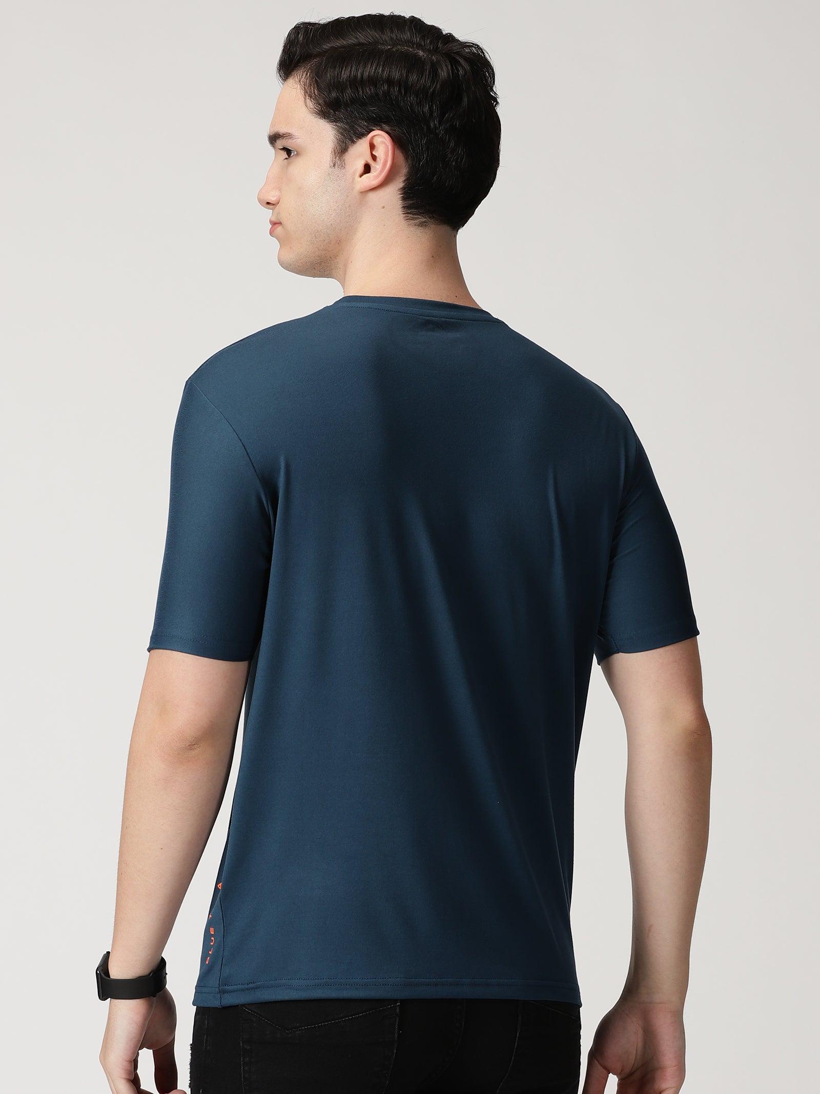 Travel Tee™ | The 360* Comfort Wear For Travelling - Blue Tyga